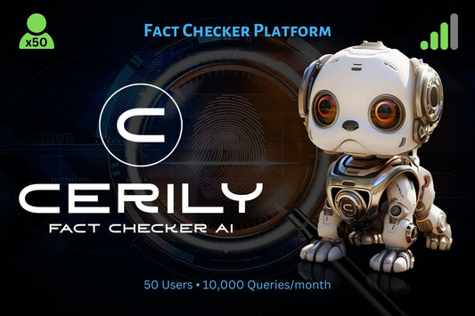 Cerily Fact Checker AI. Platform . Preorder 1 year